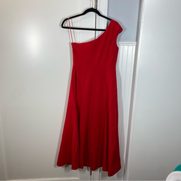 Tuckernuck Vibrant Red One Shoulder Dress - Picture 6 of 9
